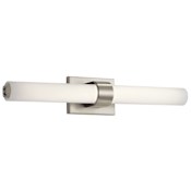 Elan Izza LED Bath Bar Brushed Nickel
