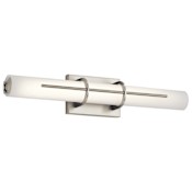 Elan Traverso LED Bath Bar Brushed Nickel