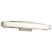 Elan Rowan LED Bath Bar Brushed Nickel