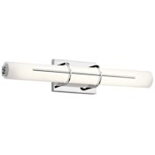 Elan Traverso Single Light 22" Wide Integrated LED Bath Bar - ADA Compliant Chrome