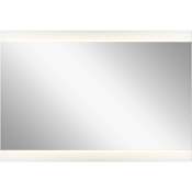Elan 39" W x 27" H Rectangular Frameless Bathroom Mirror with LED Lighting Mirrored