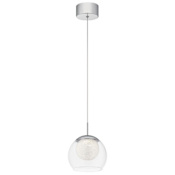 Elan Lexi 8" Wide LED Single Pendant Chrome