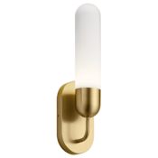 Elan Sorno Single Light 19" Tall LED Wall Sconce Champagne Gold