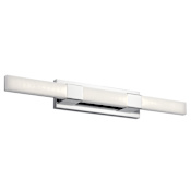 Elan Neltev 3 Light 36" Wide Integrated LED Bath Bar Chrome