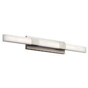 Elan Neltev 3 Light 36" Wide Integrated LED Bath Bar Satin Nickel