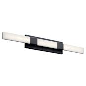 Elan Neltev 3 Light 36" Wide Integrated LED Bath Bar Matte Black