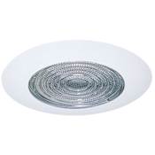 Elco 6" Shower Trim with Fresnel Lens White Lexan Ring
