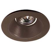 Elco 4" Bi Pin Adjustable Baffle Trim Bronze