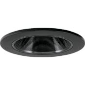 Elco 3" Diecast Adjustable Baffle Trim Black