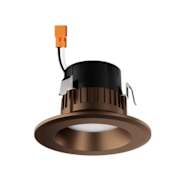 Elco 3" Integrated LED Reflector Recessed Trim - 710 Lumens 5000 Kelvin All Bronze