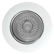 Elco The Teak System 2" Integrated LED Open Recessed Trim - 1100 Lumens 4000 Kelvin Chrome / White