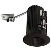 Elco The Teak System 2" Integrated LED Baffle Recessed Trim - 1100 Lumens 3000 Kelvin Black
