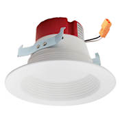 Elco 4" Integrated LED Baffle Recessed Trim - 770 Lumens 3000 Kelvin White