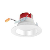 Elco 4" Integrated LED Reflector Recessed Trim - 1000 Lumens 2700 Kelvin Chrome / White