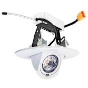 Elco The Ply System 4" Integrated LED Adjustable Recessed Trim - 900 Lumens 3000 Kelvin White