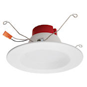 Elco 5" Integrated LED Baffle Recessed Trim - 1400 Lumens 5000 Kelvin White