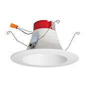 Elco 5" LED Baffle Recessed Trim - 2700K / 1000 Lumens White