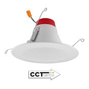 Elco 5" Integrated LED Baffle Recessed Trim - 1000 Lumens 5000 Kelvin White