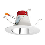 Elco 5" Integrated LED Reflector Recessed Trim - 1000 Lumens 3500 Kelvin Chrome / White