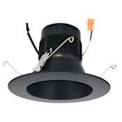 Elco The Ply System 5" Integrated LED Open Recessed Trim Black