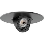 Elco The Ply System 6" Integrated LED Adjustable Recessed Trim - 900 Lumens 3000 Kelvin Black