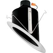 Elco The Slant System 6" Integrated LED Reflector Recessed Trim Black
