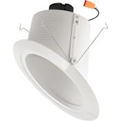 Elco The Slant System 6" Integrated LED Baffle Recessed Trim White