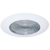 Elco 6" Shower Trim with Fresnel Lens and Reflector White