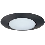 Elco 6" Shower Trim with Albalite Lens Black