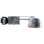 Elco 4" 50W Single Light Shallow Remodel Housing N/A