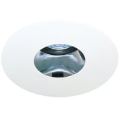 Elco 6" 50W Low-Voltage Retrofit Trim with Adjustable Cone Reflector Clear / White