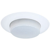 Elco 6" Shower Trim with Drop Opal Lens White