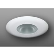 Elco 6" Low-Voltage Shower Trim with Diffused Lens White