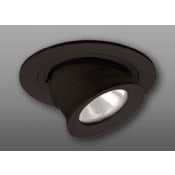 Elco 3" Low-Voltage Diecast Adjustable Pull-Down - 4.25" Outside diameter Black