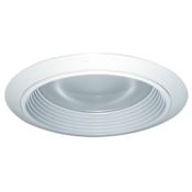 Elco 6" LED Baffle with Reflector and Regressed Frosted Lens White