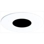 Elco 4" Pinhole Trim with Baffle Black / White