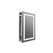 Electric Mirror Ambiance 23-1/4" x 40" Lighted Frameless Single Door Medicine Cabinet N/A