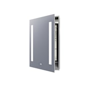 Electric Mirror Ascension 23-1/4" x 40" Lighted Frameless Single Door Medicine Cabinet N/A