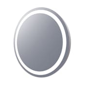 Electric Mirror Eternity 36" Diameter Circular Frameless Bathroom Wall Mirror with Light N/A