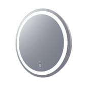Electric Mirror Ava 36" Diameter Circular Frameless Bathroom Wall Mirror with Light N/A