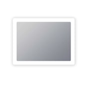 Electric Mirror Eyla 48" W x 36" H Rectangular Frameless Bathroom Wall Mirror with Light N/A