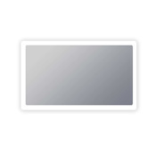 Electric Mirror Eyla 60" W x 36" H Rectangular Frameless Bathroom Wall Mirror with Light N/A