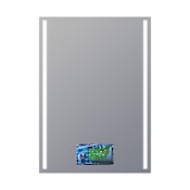 Electric Mirror Fusion 30" W x 42" H Rectangular Frameless Bathroom Wall Mirror with Light N/A