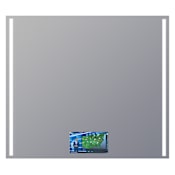 Electric Mirror Fusion 48" W x 42" H Rectangular Frameless Bathroom Wall Mirror with Light N/A