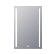 Electric Mirror AVA 24" W x 36" H Rectangular Frameless Bathroom Wall Mirror with Light N/A