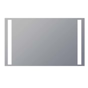 Electric Mirror Fusion 60" W x 36" H Rectangular Frameless Bathroom Wall Mirror with Light N/A