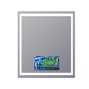 Electric Mirror Integrity 36" W x 42" H Rectangular Frameless Bathroom Wall Mirror with Light N/A