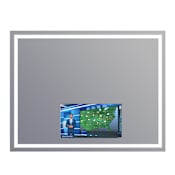 Electric Mirror Integrity 54" W x 42" H Rectangular Frameless Bathroom Wall Mirror with Light N/A