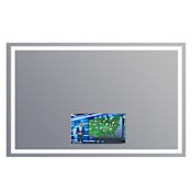 Electric Mirror Integrity 66" W x 42" H Rectangular Frameless Bathroom Wall Mirror with Light N/A