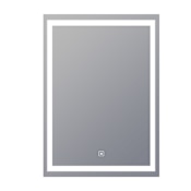 Electric Mirror Ava 30" W x 42" H Rectangular Frameless Bathroom Wall Mirror with Light N/A